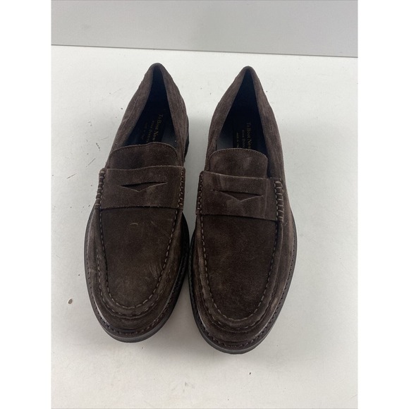 To Boot New York Dark Brown Suede Moc Toe Penny Loafers Men’s Size 8 main image 5